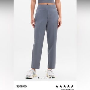 Athleta Women's Slate Gray Straight Leg Pants